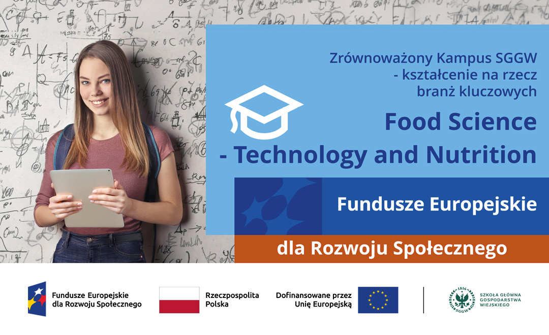 Why are food specialists becoming more important than ever? In this webinar, dr hab. inż. Agata Fabiszewska talks about the Food Science - Technology and Nutrition program at SGGW - an English-taught degree focused on modern food production, nutrition, and hands-on industry experience.